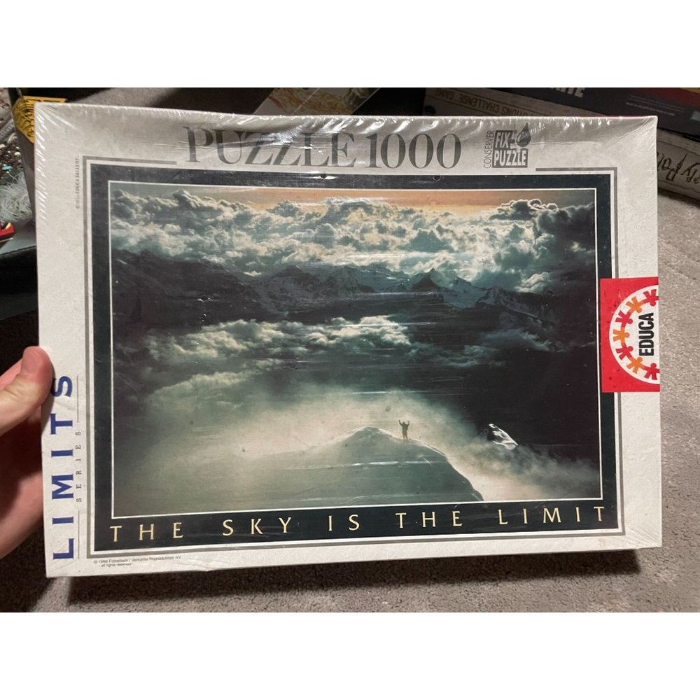 Educa The Sky is the Limit 1000 Piece Puzzle Limits Series Vintage 1996 Sealed‎